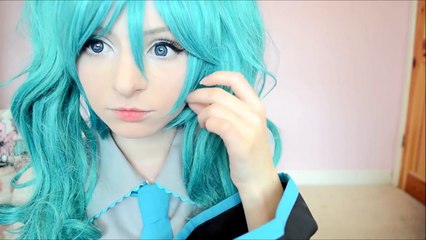 Hatsune Miku Makeup Tutorial - 初音ミクメイク