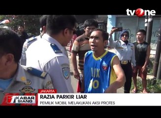 Razia Parkir Liar, Pemilik Mobil Adu Mulut dengan Petugas