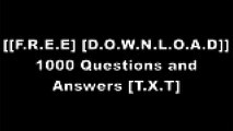 [pXbwC.[F.r.e.e] [D.o.w.n.l.o.a.d] [R.e.a.d]] 1000 Questions and Answers by Bookmart Ltd [W.O.R.D]