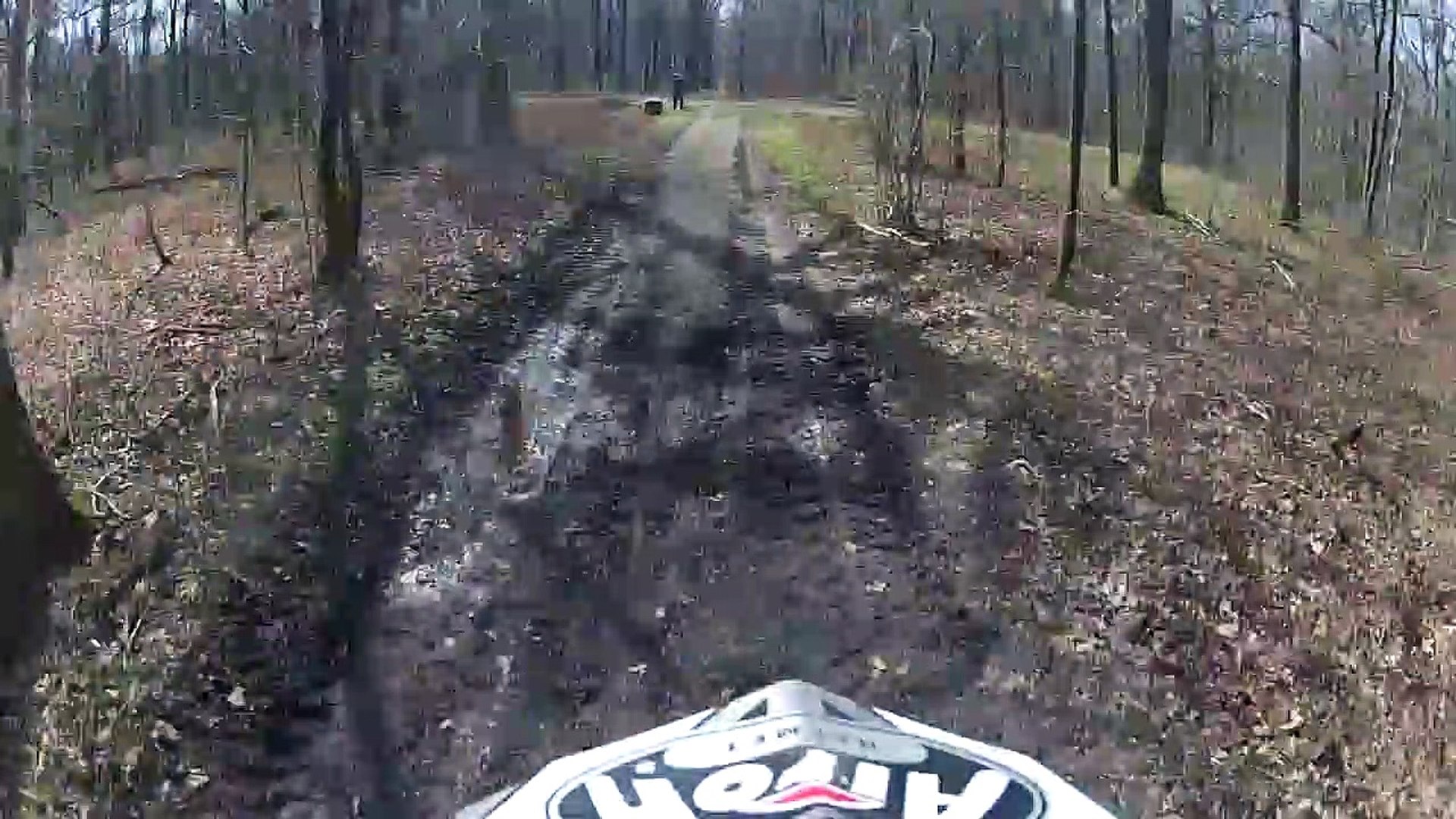 Deux Motocross En Foret Vs Garde Forestier Video Dailymotion