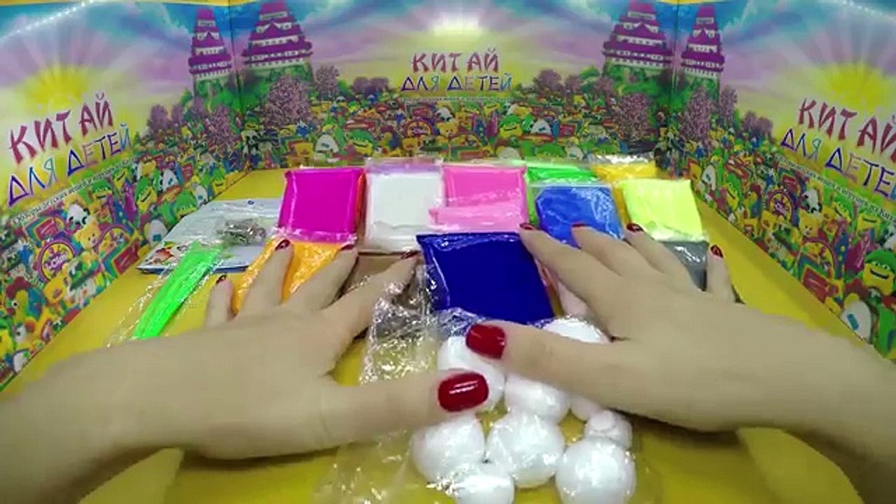 Обзор китайского пластилина для лепки - набор 24 цвета. Сравнение с PlayDoh, Amos iDough и iClay.