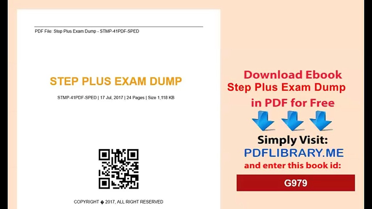 Step Plus Exam Dump