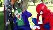 Frozen Elsa vs Spiderman! Two Spidermans Thief Fails Toy Cars & Police Arrest! Superheroes Kids Fun
