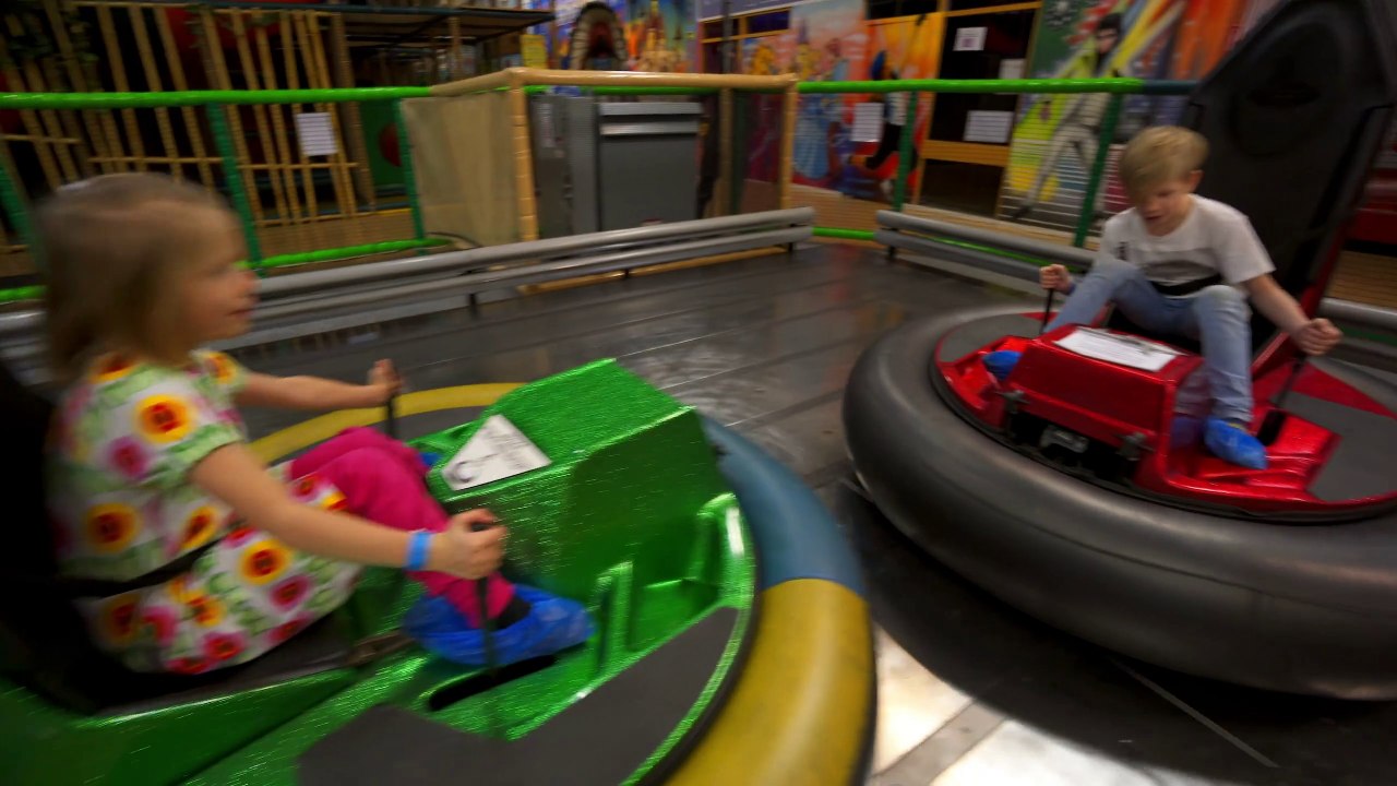 Crazy Bumber Cars at Busfabriken Indoor Playground