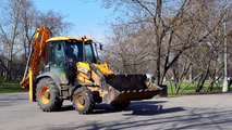 Backhoe Loader Truck Toy for Kids - learn construction vehicles toys for kids videos-YqNp0AZF1OY