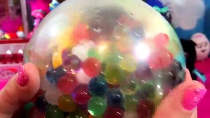 Cutting Open HOMEMADE Squishy GROSS Slime Water STRESS Balls Fashems Mashems LIGHT UP Fish TOYS