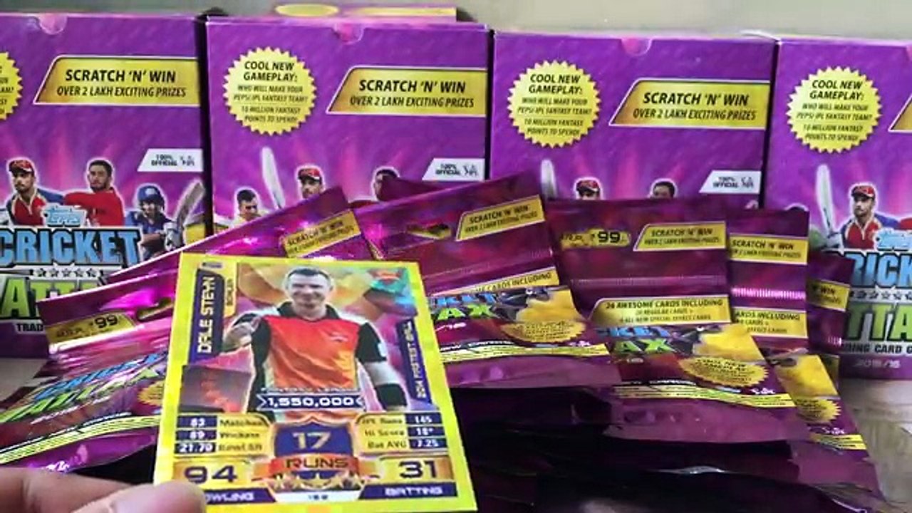 ARE THEY WORTH IT? IPL new/16 TOPPS CRICKET ATTAX MULTI PACK BOX OPENING