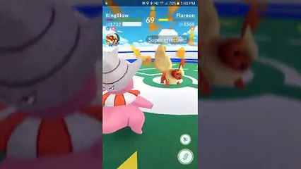 Pokémon GO Gym Battles Level 2 Gyms Tyrogue Gligar Slowking Ursaring Espeon Octillery & more