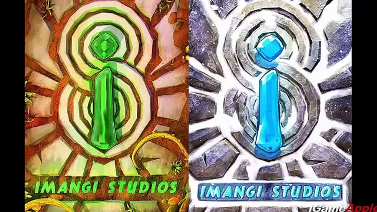 Temple Run 2 Blazing Sands VS Frozen Shadows iPad Gameplay for Children HD #24
