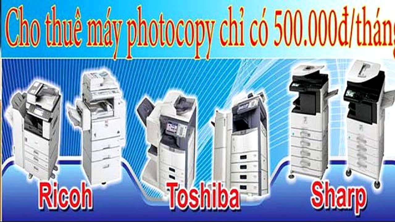 Dịch vụ cho thuê máy photocopy đa chức năng TP.HCM