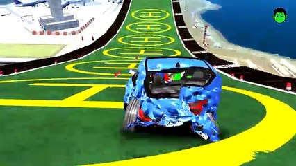 COLORS IRONMAN AND COLORS MERCEDES BENZ IN TROUBLE NURSERY RHYMES CHILDREN FOR SONGS ACTION