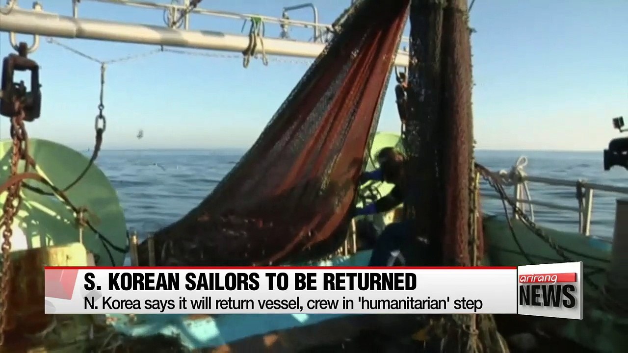 N. Korea reveals they caught S. Korean fishermen... and promises to return them Friday afternoon