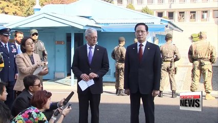 U.S. defense chief James Mattis says Washington's goal is to denuclearize North Korea
