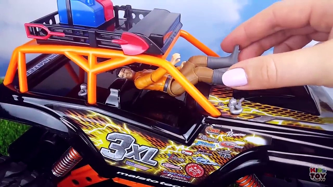 Cartoon with toy cars  POLICE CHASE  The story with toys BRUDER  Video for kids. Police cars-8_9W2jGcjF0