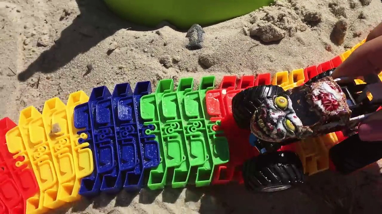 Cartoon with toy cars. Monster track tales from Cars Toons - Mater's Tall Tales. 123abcKidsToyTV-Q6P4GSEyja0