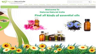 All Types of best essential oils @ Natures Natural India
