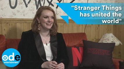 Barb from Stranger Things says the show's "United the world"