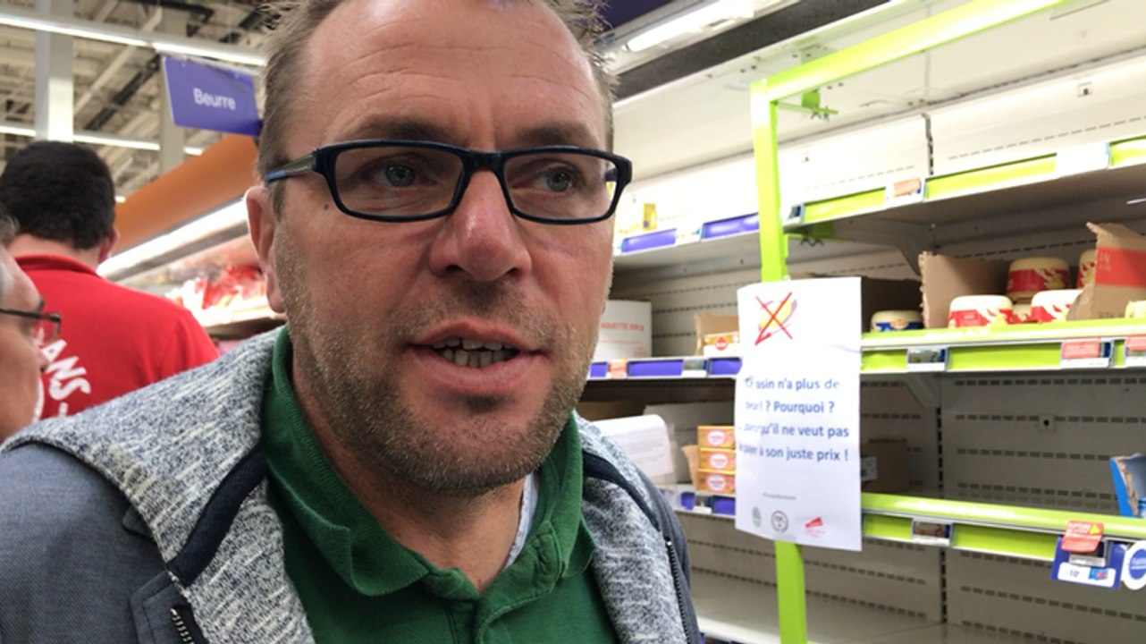 Les raisons du manque de beurre selon François Guyot producteur de lait 44