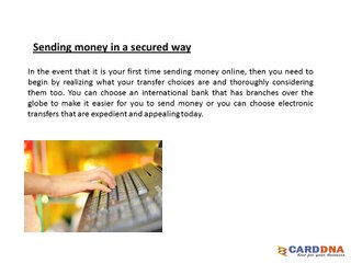 Host to host fund transfer – Sending money