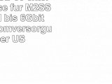 DIGITUS USB 30 externes Gehäuse für M2SSD SATA III  bis 6Gbits UASP Stromversorgung