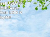 Auto Ladegerät ELEGIANT Universal USB KFZ Adapter Mini Auto Ladegerät Dual USB KFZ Adapter