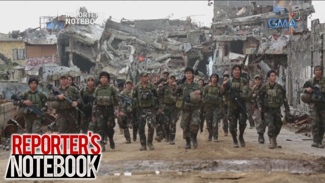 Reporter's Notebook: Pagtatapos ng krisis sa Marawi, binantayan ng 'Reporter's Notebook'