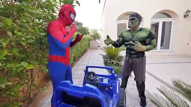 RECKLESS JOKER Crushes Lightning Mcqueen CARS 3 Friend Under Car w/ Spiderman Hulk Toys For Kids