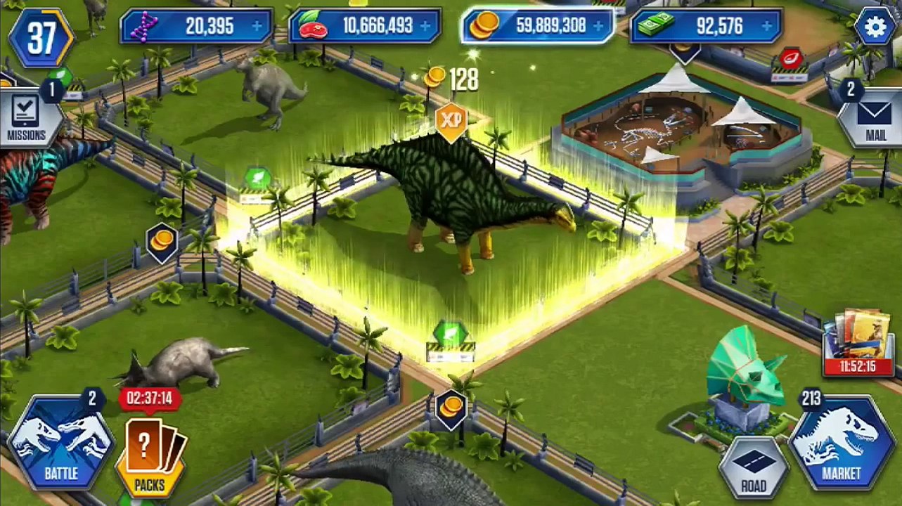 ARGENTINOSAURUS LEVEL 40 - Jurassic World The Game