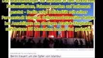 BERLIN GEDENKT DER TERROR OPFER IN ISRAEL UND DER TÜRKEI (DM)