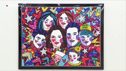 Los "Retratos" de Romero Britto para transmitir "alegría y esperanza"