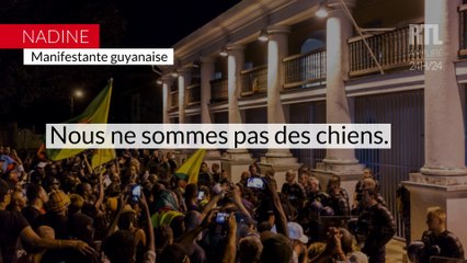 "Nous sommes traités plus bas que terre" : la colère d'une guyanaise lors de la visite de Macron