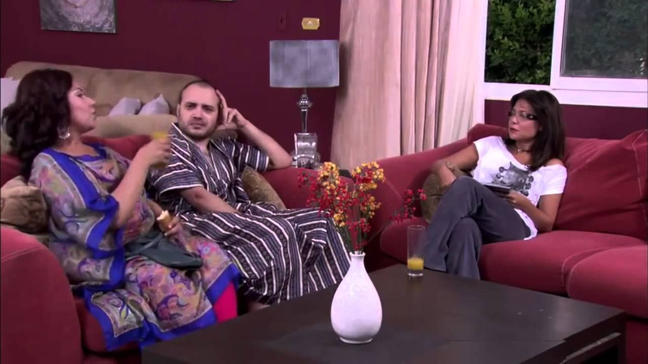 نونة المأذونة - إيمان السيد وأحمد ثابت في مشهد كوميدي " ياساتر شايلة اللوز والبلعوم مع بعض"