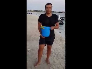 #IceBucketChallenge - ايهاب توفيق و "تحدي الثلج" .. ويتحدى حسين الجاسمي