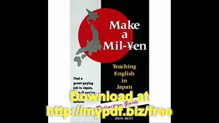 Make a Mil-Yen Teaching English in Japan
