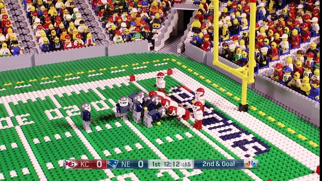 NFL Kansas City Chiefs and New England Patriots (Week 1, 2017) Lego Animation Highlights