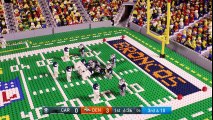 NFL Super Bowl 50 Carolina Panthers vs. Denver Broncos Lego Animation Game Highlights