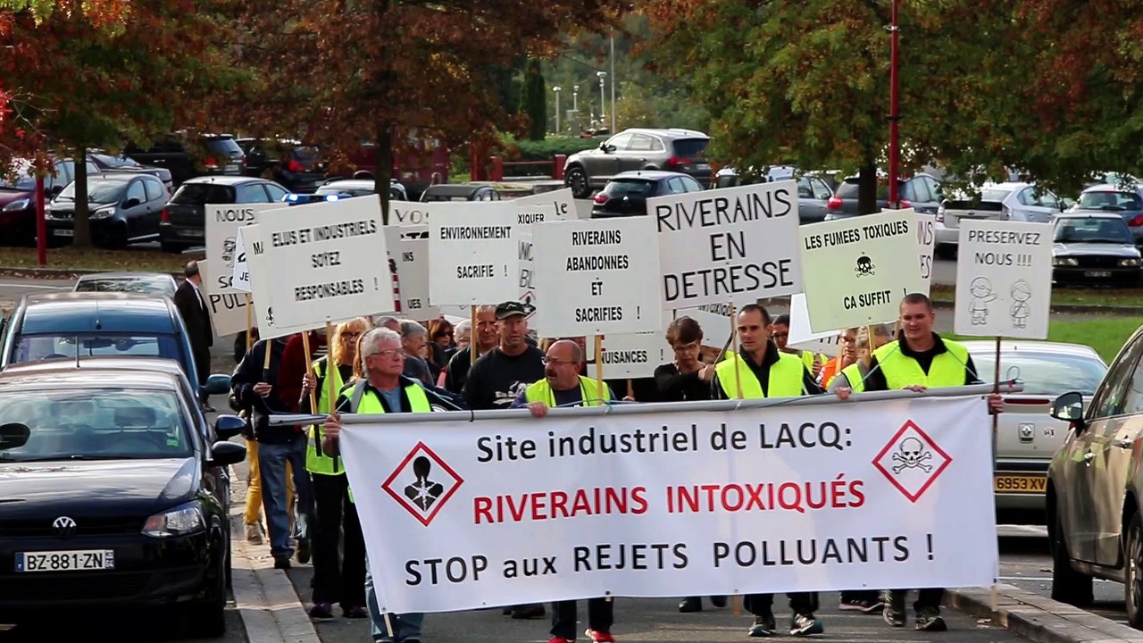 Bassin de Lacq : les « riverains intoxiqués » manifestent. Les explications de Gilles Cassou, président de l'ARSIL