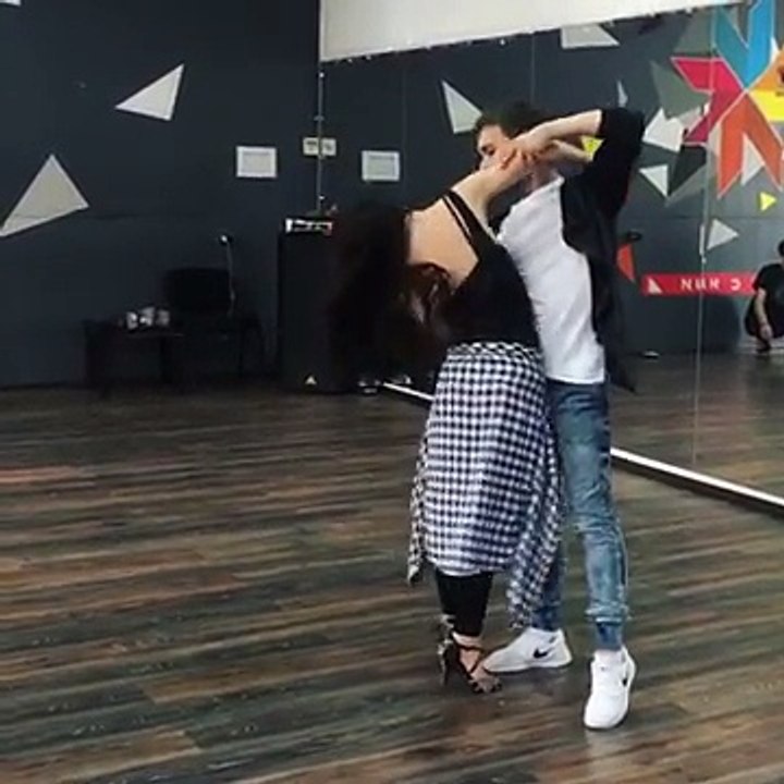 Hot couple dance.