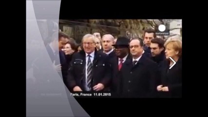 WE REMEMBER PARIS 2015 - FAKE TRAUERMARSCH DER MILLIONEN (LAUT ARD UND ZDF)
