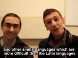ITALIAN HYPERPOLYGLOT speaks 25 languages (Russian, swedish, farsi, serbian, etc.)