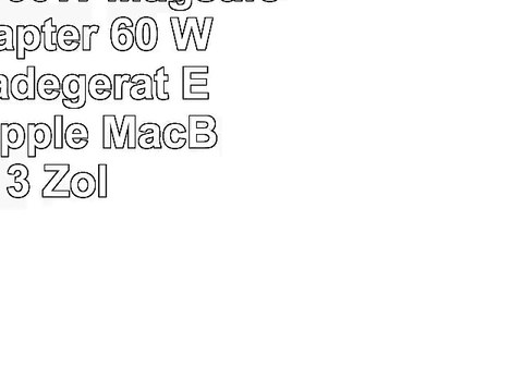 WEGEWANG 60W Magsafe Power Adapter 60 W Netzteil Ladegerät Ersatz für Apple MacBook 13