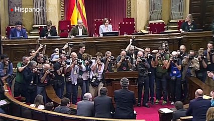 Parlament declara Cataluña independiente de España
