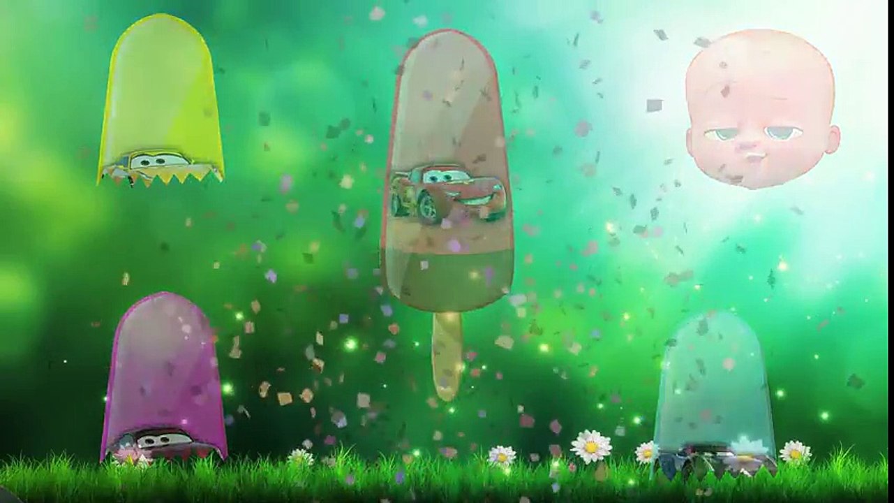 Wrong Heads Disney Cars 3 Cruz Ramirez Jackson Storm Ice Cream Colors for Children to Learn