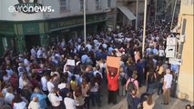 Thousands call for justice for murdered Malta journalist