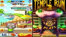 Talking Tom Gold Run & Temple Run 2 Blazing Sands