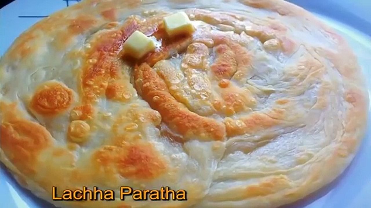 lachha paratha  multi layered indian pakistani bread flaky layered paratha
