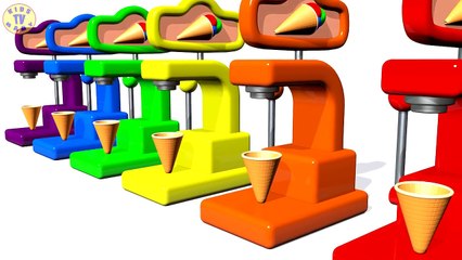 Learn Colors With Pasta Ice Cream Machine For Kids Children Babies