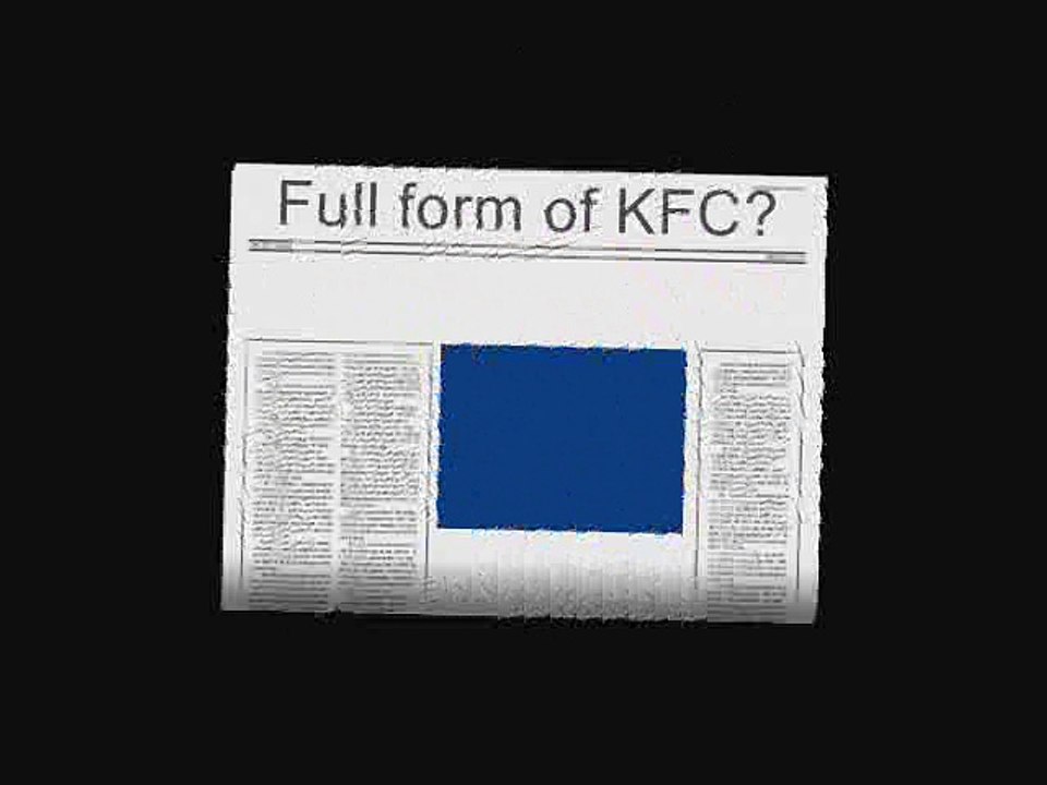 KFC FULL FORM