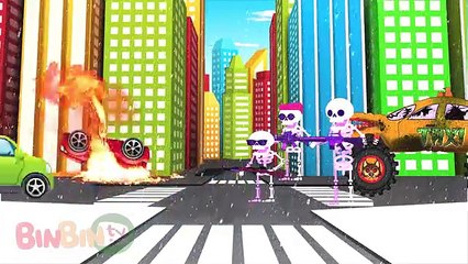 Good Vs Evil | Taxi Car For Kids - Battle Scary Monster Trucks For Children - Taxi Saves Masha