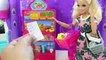 Barbie Shopping Pink Bed Morning Routine Barbie Doll Grocery Store Supermarketباربى تتسوق